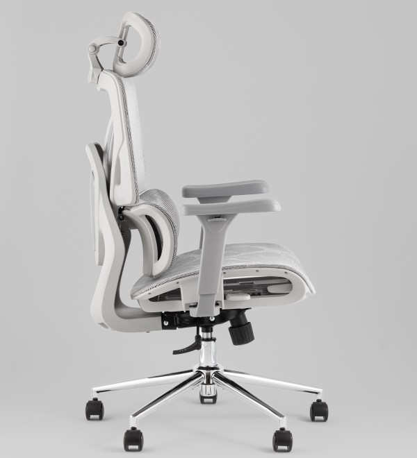 Кресло офисное TopChairs Structo серая сетка