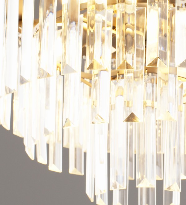 Люстра подвесная Moderli V10736-4P Crystal