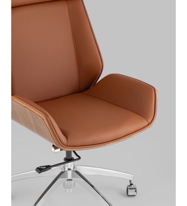 Кресло руководителя TopChairs Crown SN коричневый