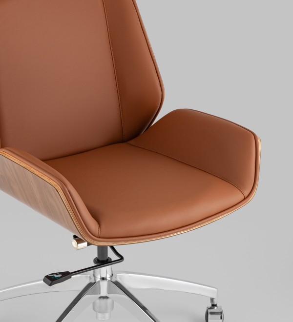 Кресло руководителя TopChairs Crown SN коричневый