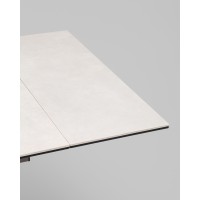Стол Керас 120-180/80/75, столешница керамика Carmen light grey