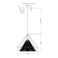 Светильник подвесной Moderli V11426-1P Lia