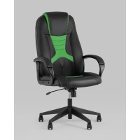 Кресло игровое TopChairs ST-CYBER 8 черный/салатовый
