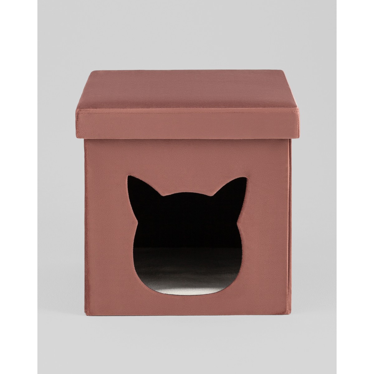 Пуф складной с ящиком Store Pet розовый