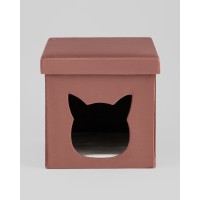 Пуф складной с ящиком Store Pet розовый