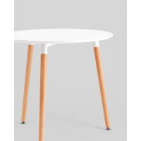 Стол круглый EAMES DST NEW D80 белый