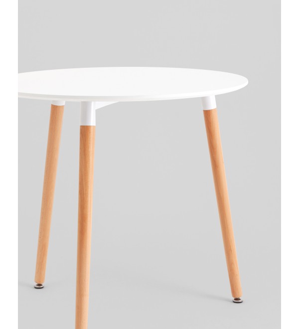 Стол круглый EAMES DST NEW D80 белый