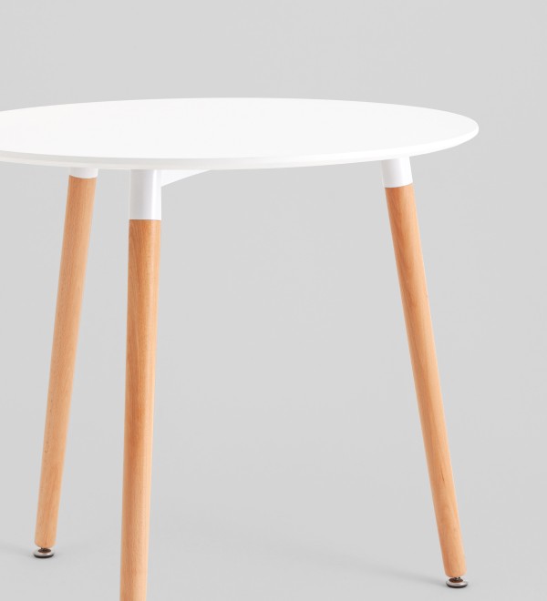 Стол круглый EAMES DST NEW D80 белый