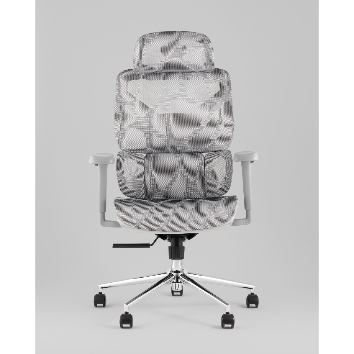 Кресло офисное TopChairs Structo серая сетка