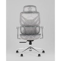 Кресло офисное TopChairs Structo серая сетка