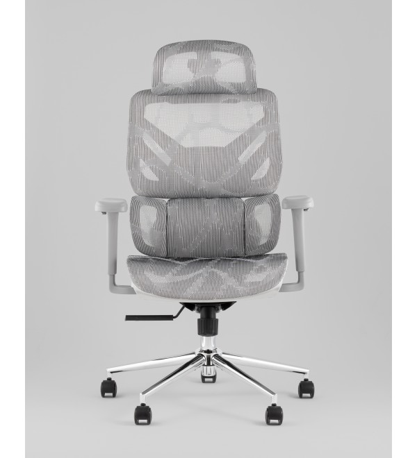 Кресло офисное TopChairs Structo серая сетка