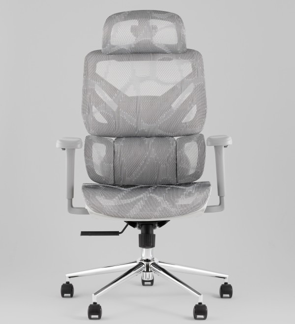Кресло офисное TopChairs Structo серая сетка