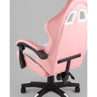 Кресло спортивное TopChairs MG-7035 розово-белый