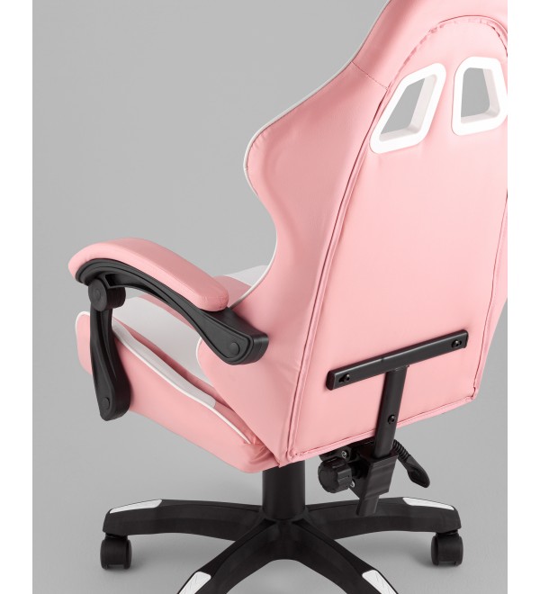 Кресло спортивное TopChairs MG-7035 розово-белый