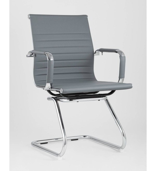 Кресло для посетителей TopChairs Visit серое