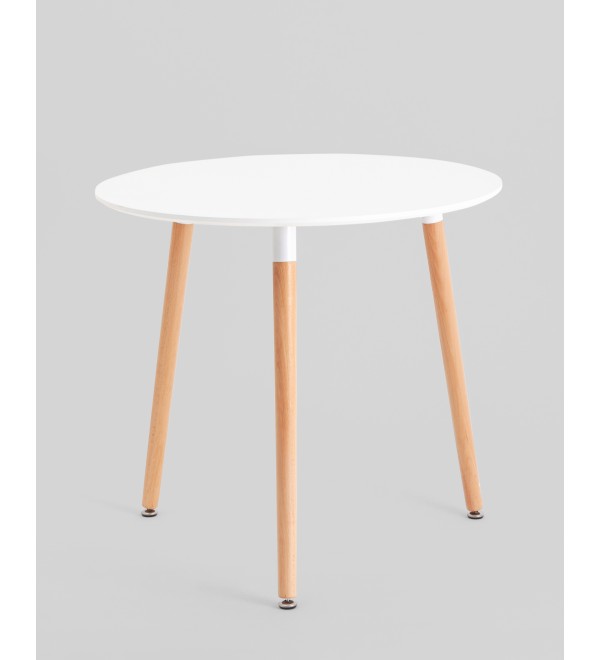 Стол круглый EAMES DST NEW D80 белый
