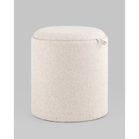 Пуф-столик с ящиком Хюгге S букле бежевый