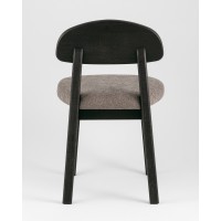 Стул Вея массив дуба черный букле мокка (1шт./уп)