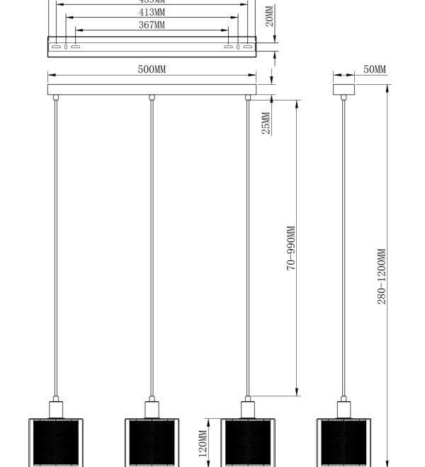 Подвесной светильник Moderli V2872-3P Brizzi