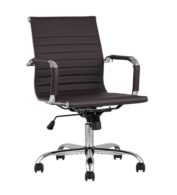 Кресло офисное TopChairs City S коричневое