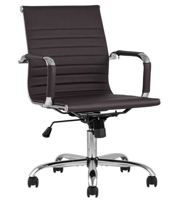 Кресло офисное TopChairs City S коричневое