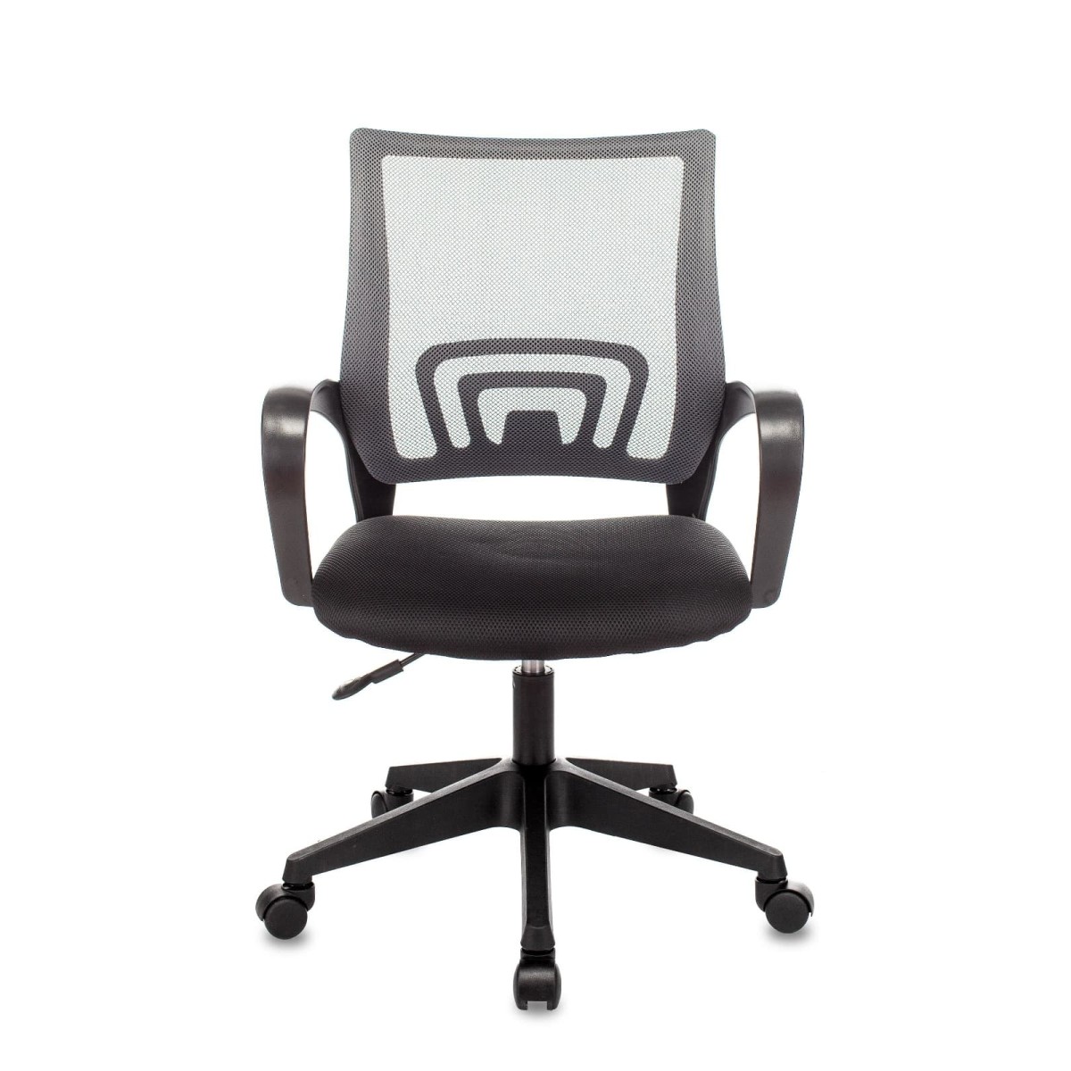 Кресло офисное TopChairs ST-Basic сетка/ткань темно-серый