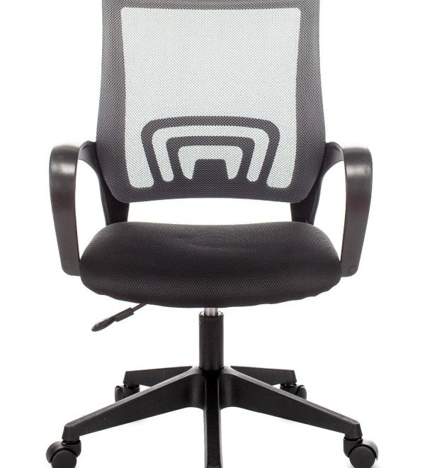 Кресло офисное TopChairs ST-Basic сетка/ткань темно-серый