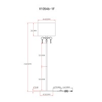 Торшер Moderli V10546-1F Chilly