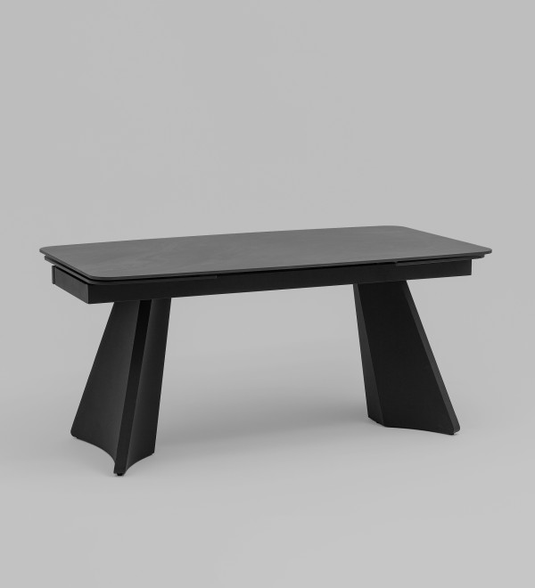 Стол обеденный Eliora 160-240х90 см графит сланец керамика