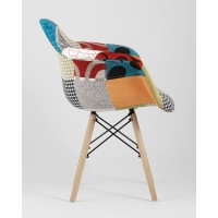 Кресло Eames DSW пэчворк