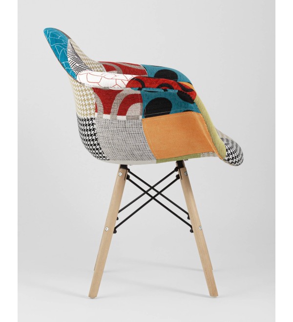 Кресло Eames DSW пэчворк
