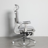 Кресло офисное TopChairs Nimbus белая сетка белый пластик