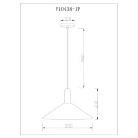 Светильник подвесной Moderli V11549-1P Forli