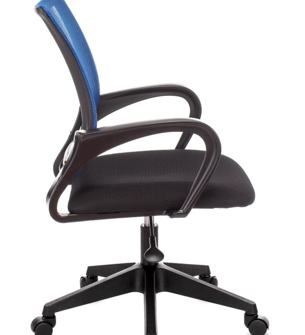 Кресло офисное TopChairs ST-Basic сетка/ткань синий
