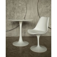 Стол Tulip D80 белый