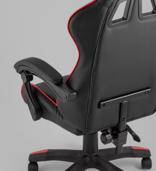 Кресло спортивное TopChairs MG-7043 черно-красный
