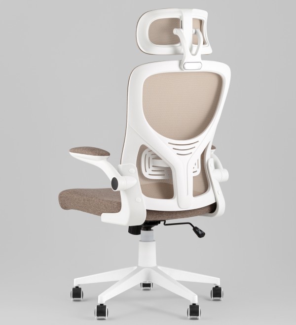 Кресло офисное TopChairs Airone бежевый ткань