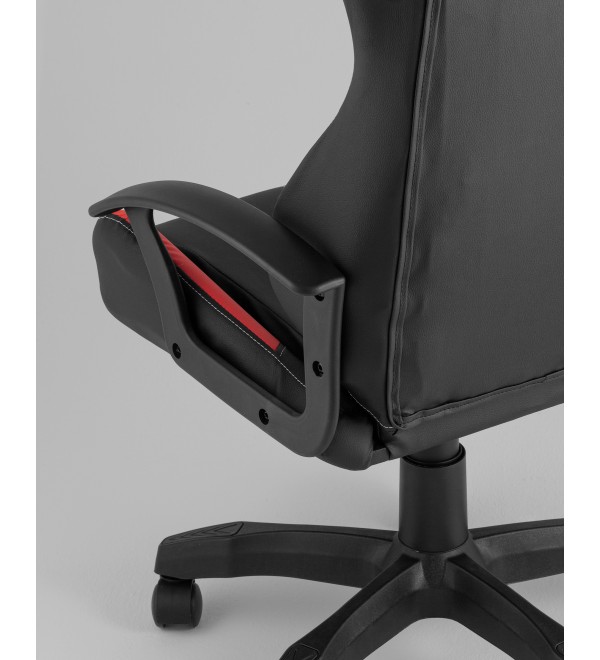 Кресло спортивное TopChairs Wyvern черно-красный