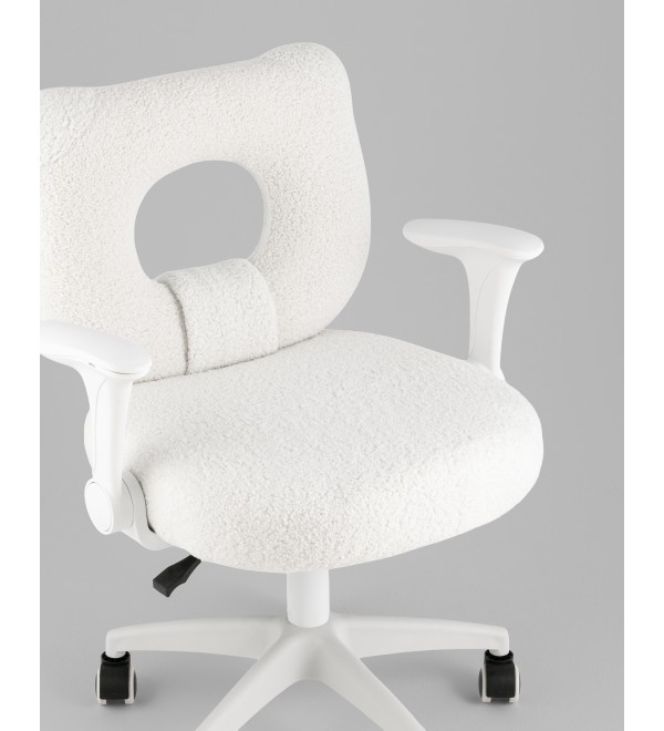 Кресло детское TopChairs 2590 белый тедди