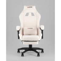 Кресло спортивное TopChairs MG-7019 букле белый
