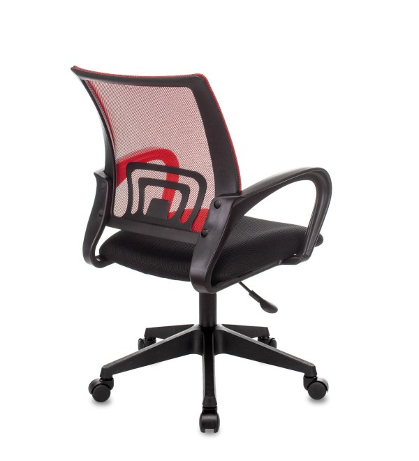 Кресло офисное TopChairs ST-Basic сетка/ткань красный