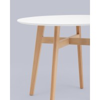 Стол обеденный Target Circle 90*90 белый