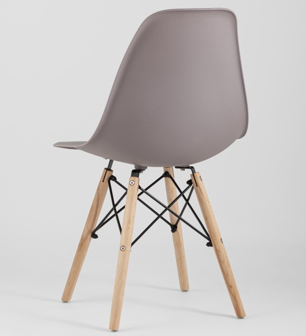 Стул Eames Style DSW темно-серый x4 (разборный каркас)