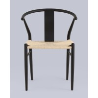 Стул обеденный Wishbone Style бежевый