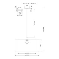 Светильник подвесной Moderli V10498-1P Room