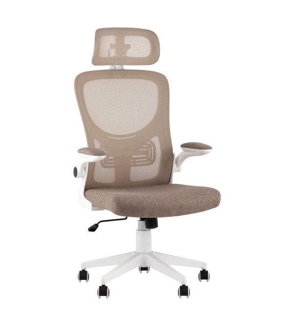 Кресло офисное TopChairs Airone бежевый ткань