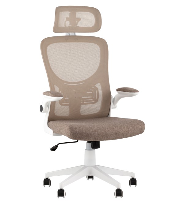 Кресло офисное TopChairs Airone бежевый ткань