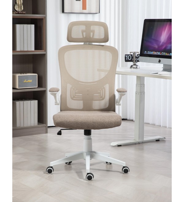 Кресло офисное TopChairs Airone бежевый ткань