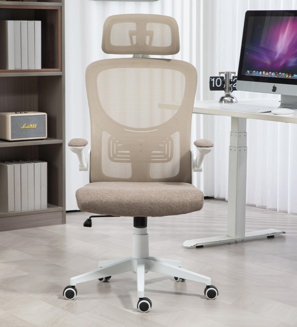Кресло офисное TopChairs Airone бежевый ткань