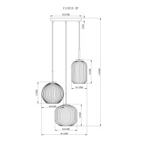Светильник подвесной Moderli V11033-3P Ivory
